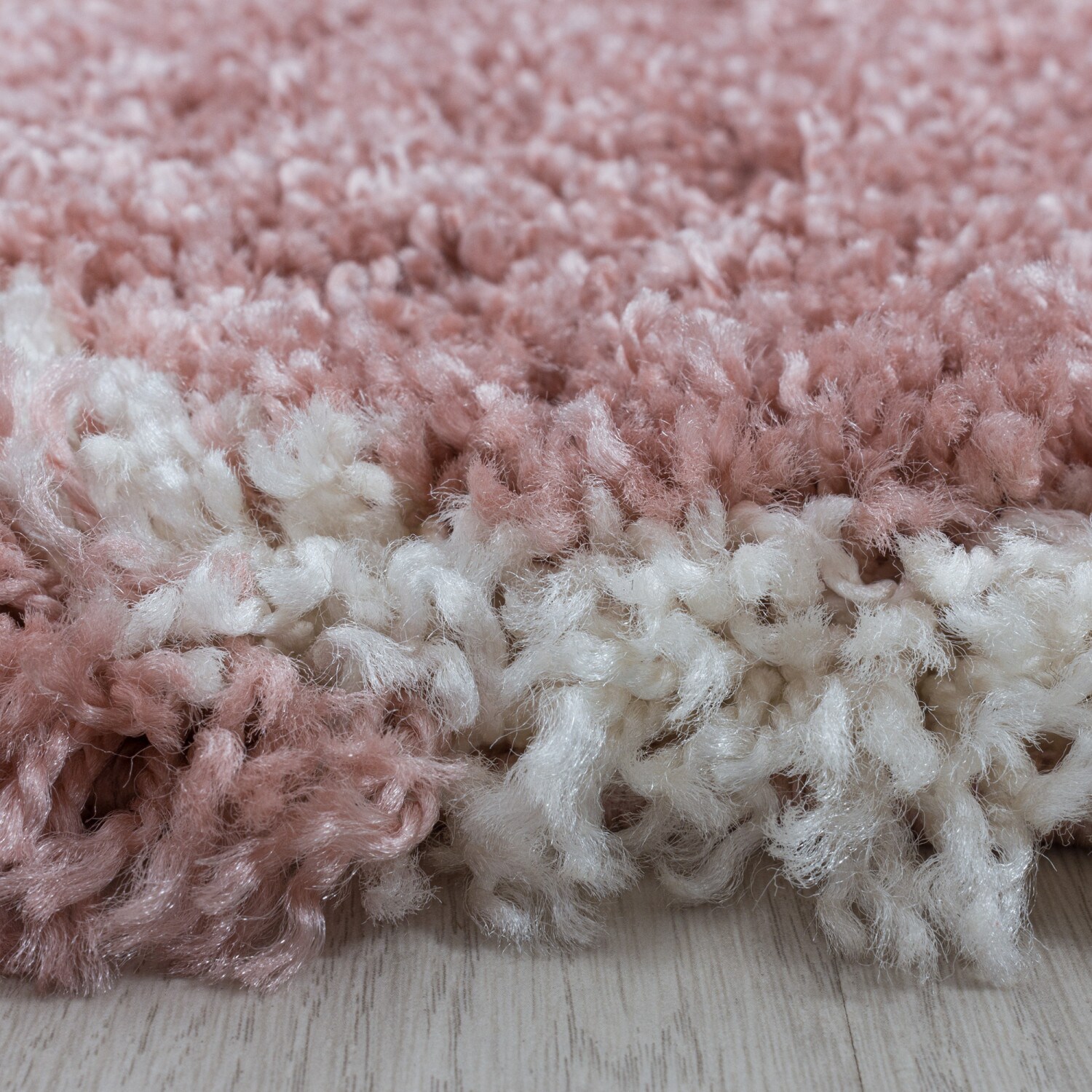 Stilvoller Runde Designer Hochflor Teppich | Skandinavisches Flair