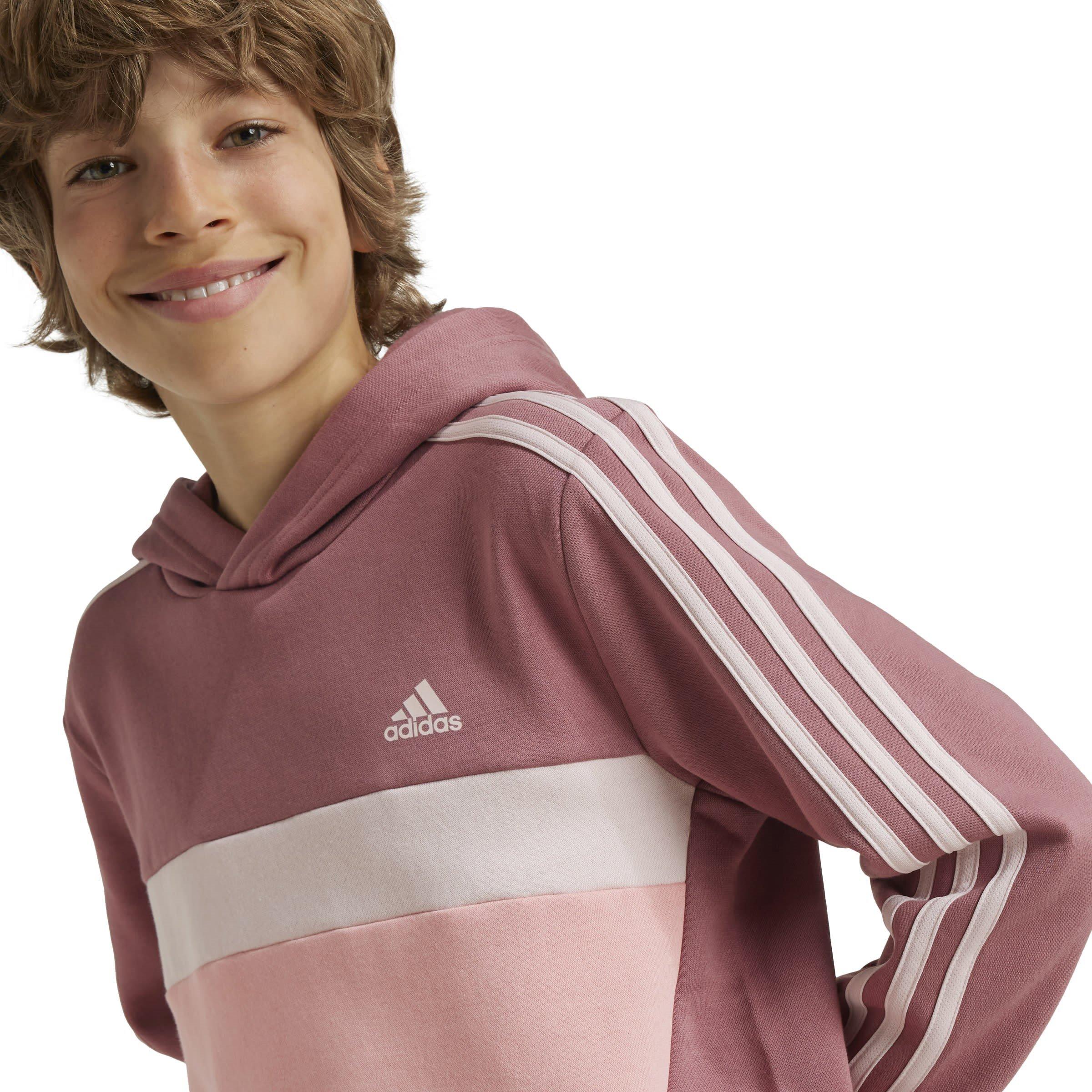 adidas Tiberio 3-Stripes Colourblock Hoodie Juniors
