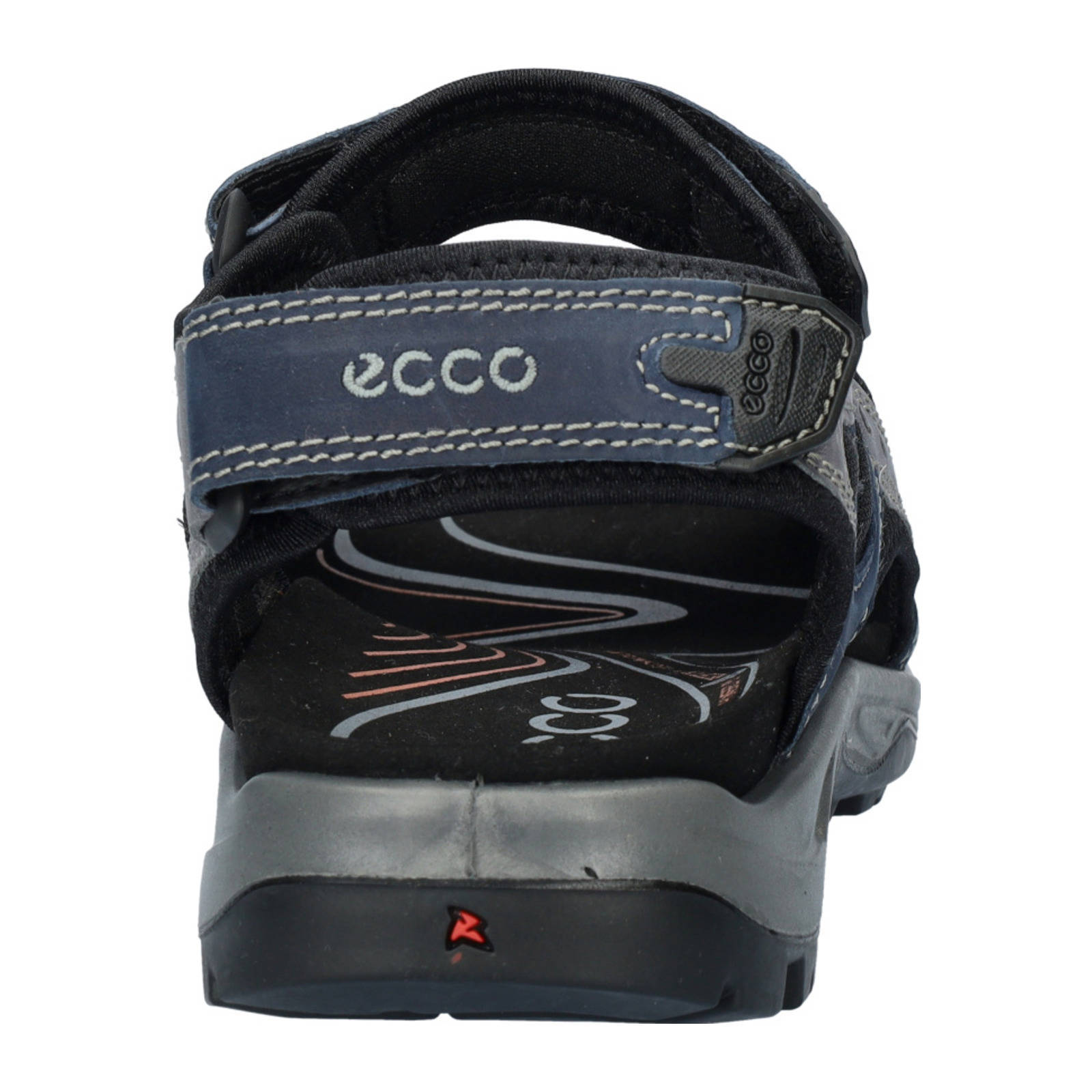 Ecco Offroad  nubuck sandalen blauw