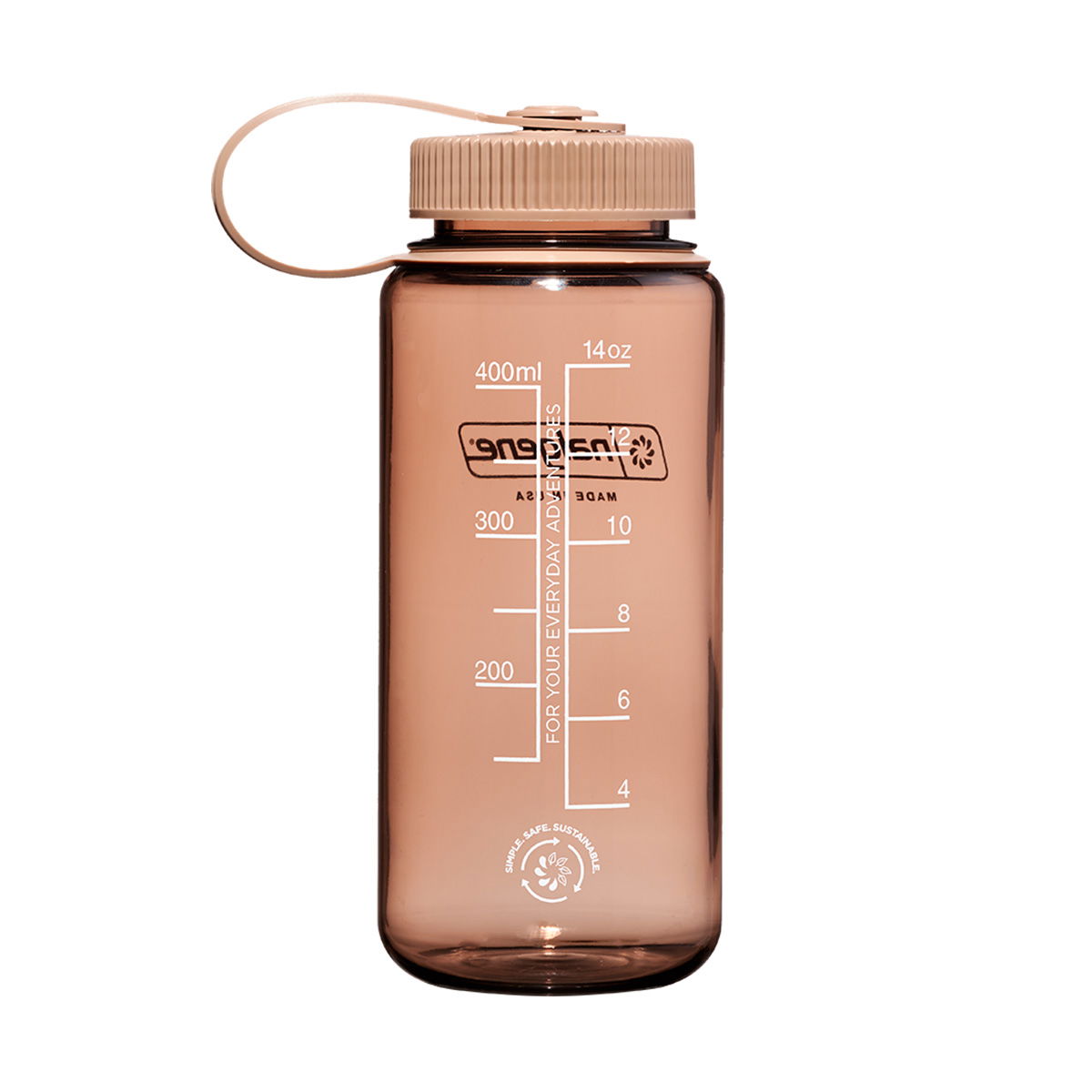 Nalgene Wide Mouth Sustain drikkedunk 500 ml (Mocha)