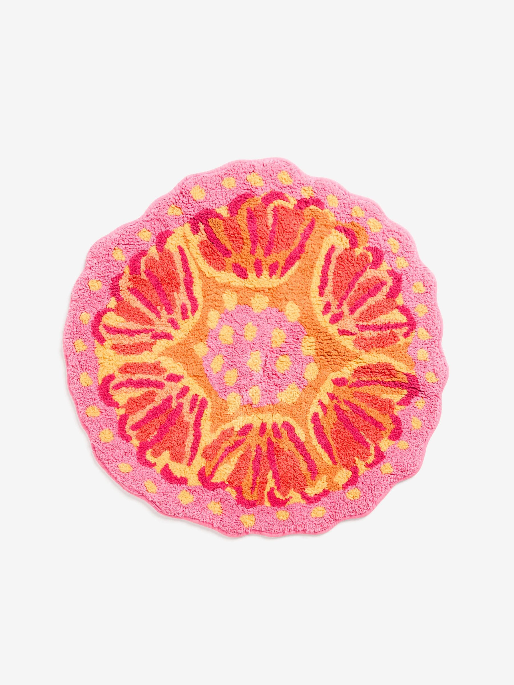 Lucy Tiffney 100% katoenen badmat met bloemenmotief