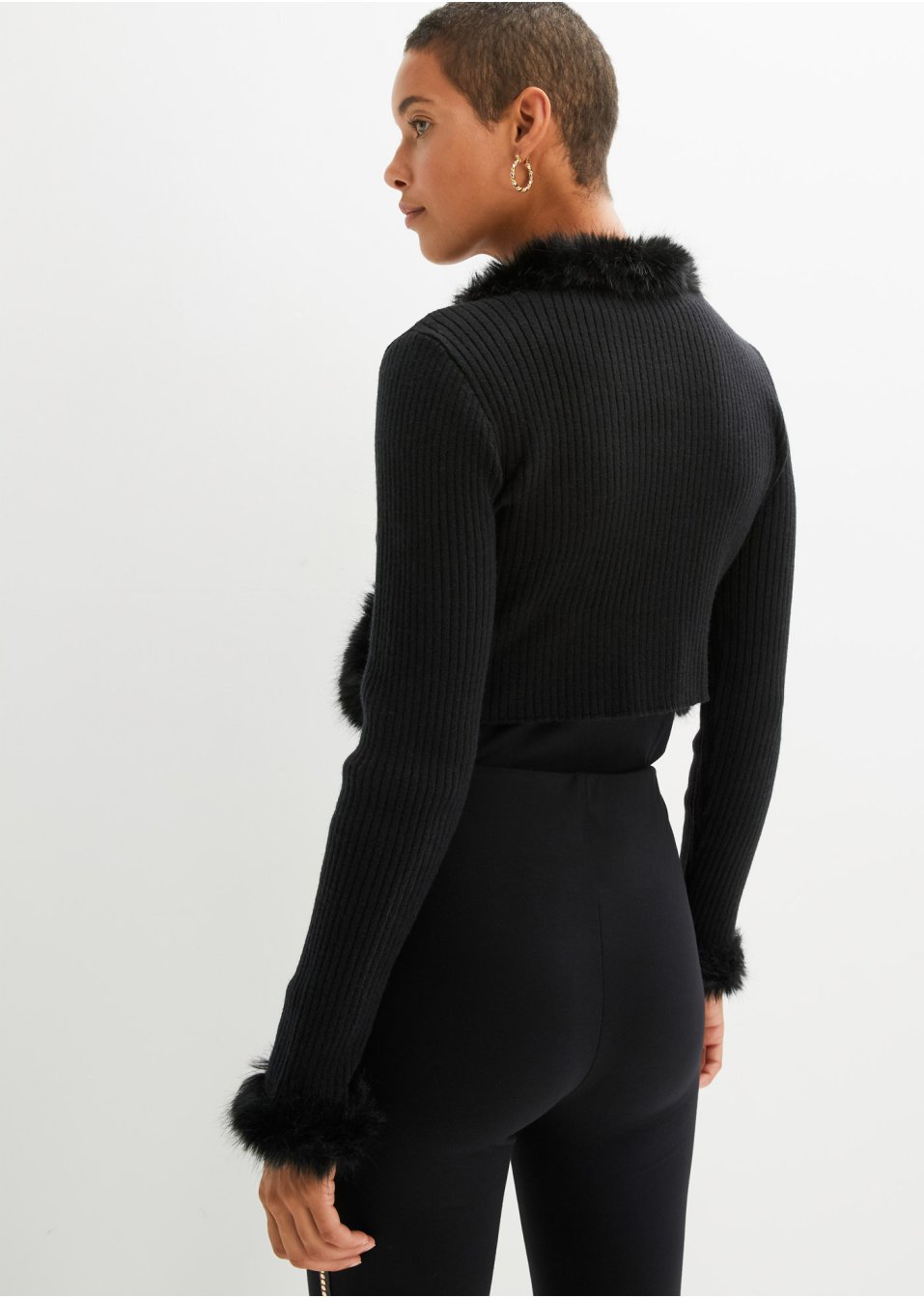Gilet en maille avec bordure originale