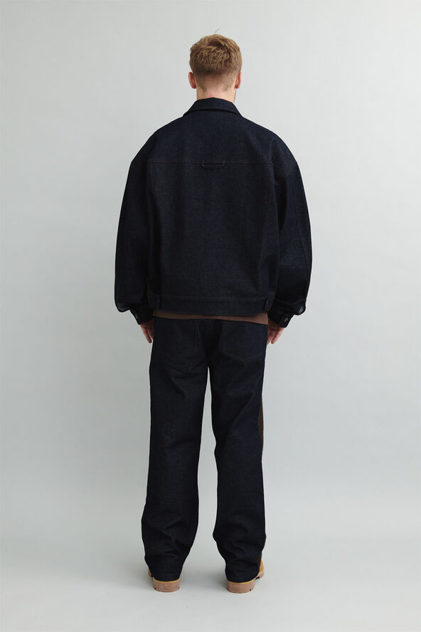 Barfod Teachers'' 50/50 Denim Jacket (MB 50/50 Trucker Jacket) Raw/brown