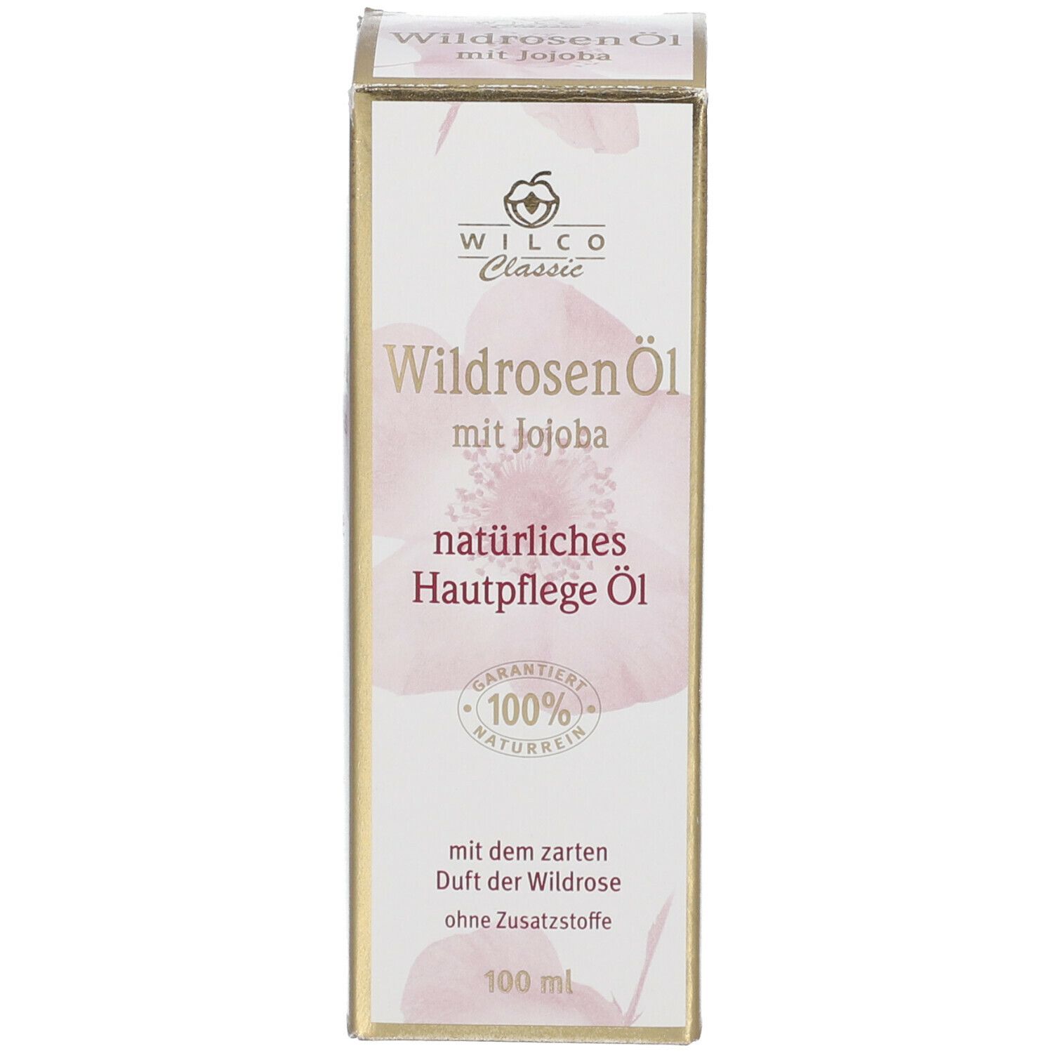 Wilco Natur Wildrosen Öl Bio 100% naturrein mit Jojoba