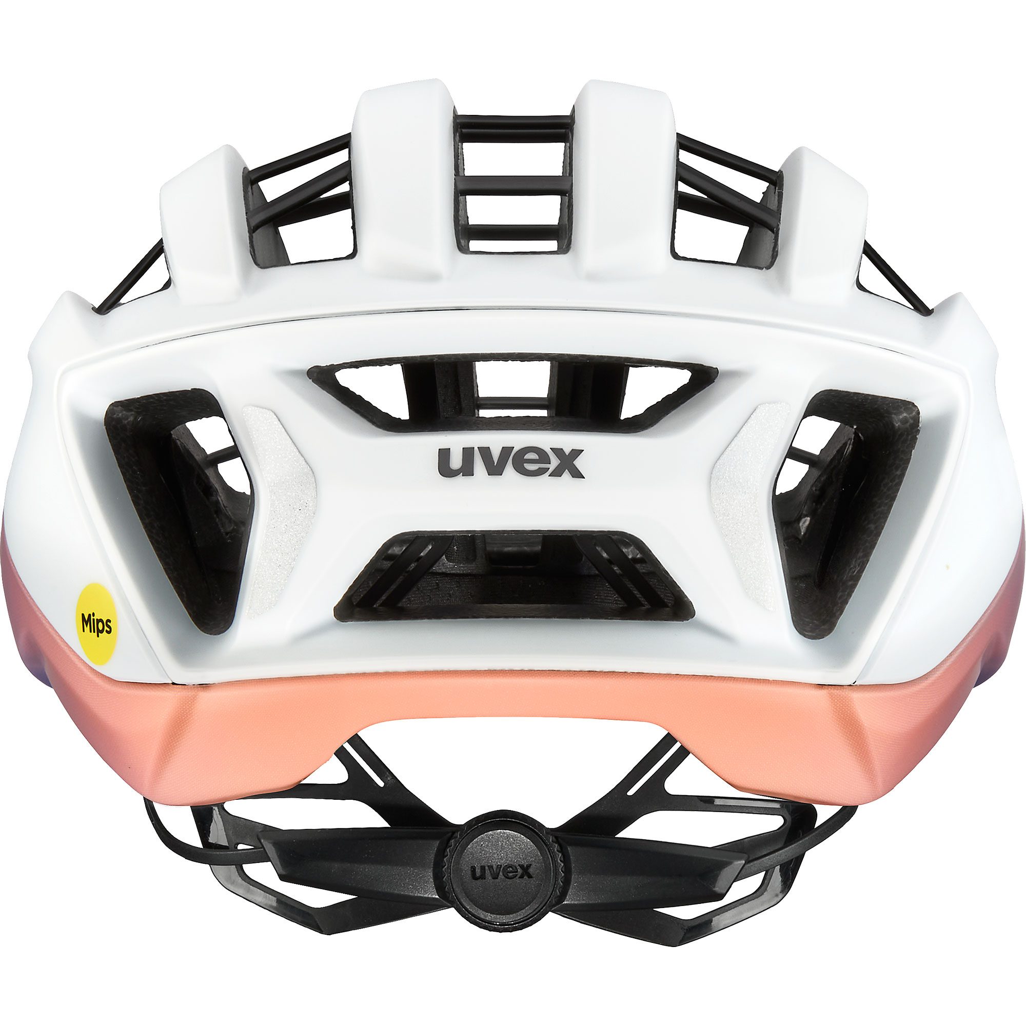 Uvex Surge aero MIPS Fahrradhelm white-lilac apricot matt