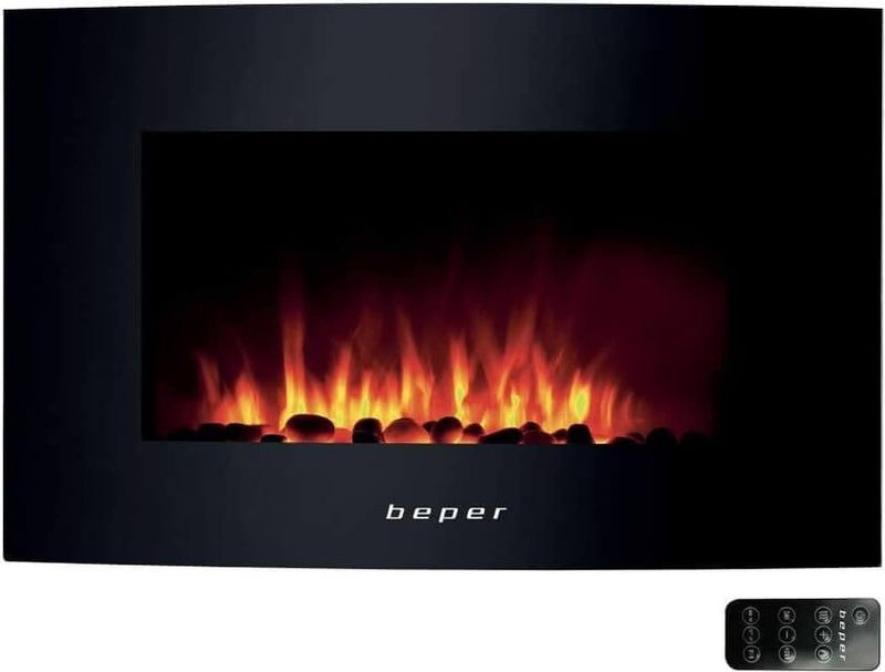Beper - Sfeerhaard - 2000 Watt – Open Haard Kachel - Afstandsbediening