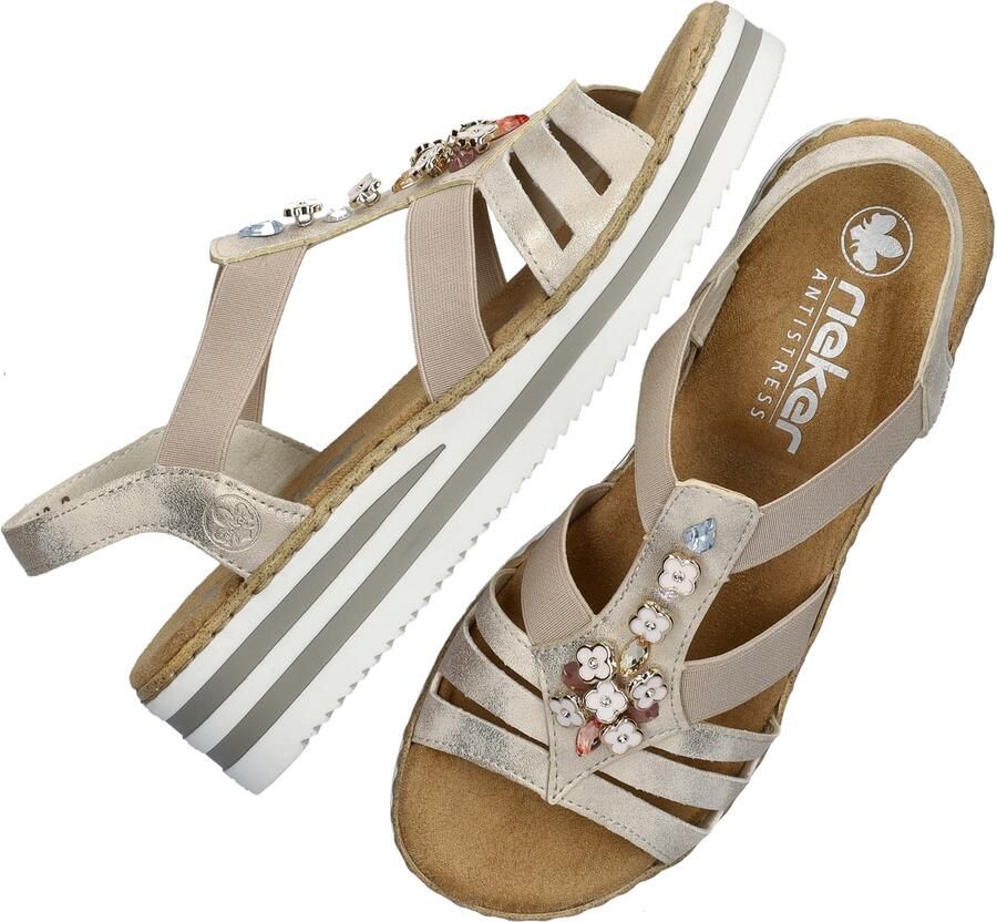 Rieker Sandaal V0245-60 Beige