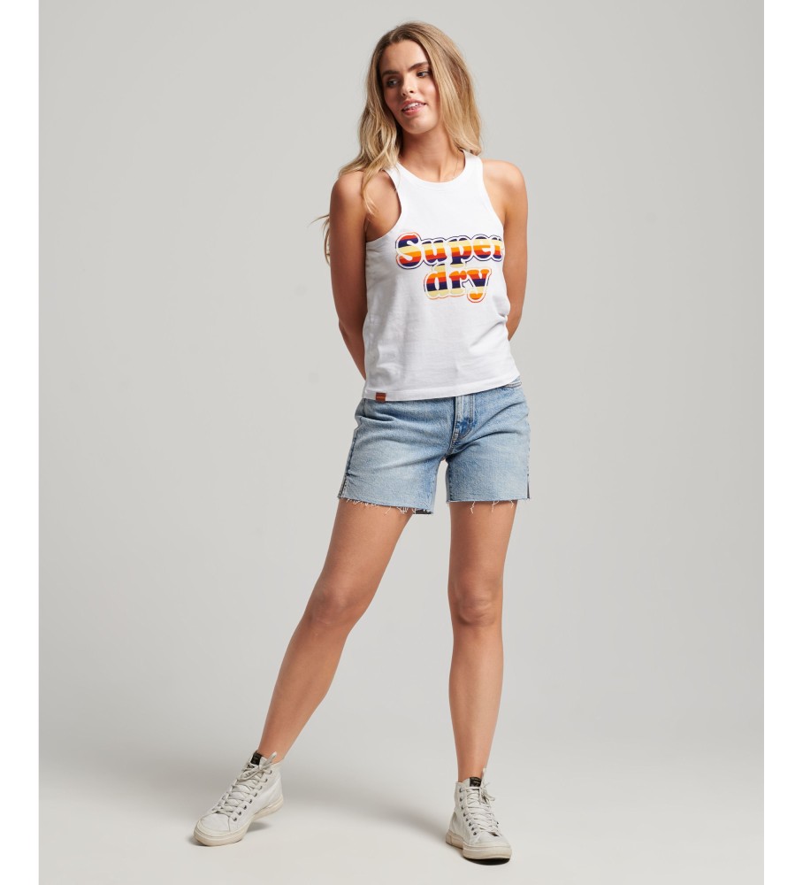 Camiseta Superdry Vintage Cooper Classic branca