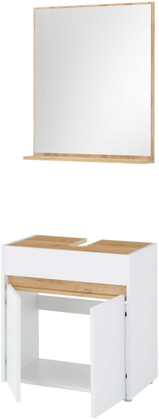 INOSIGN Badmöbel-Set »CITY/ GIRON, Bad im zeitlosen Design, 2-teiliges Badezimmer« Set, 2 Stk. tlg.