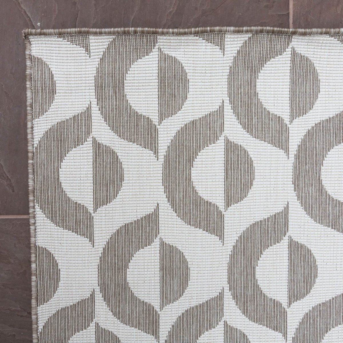 Buitenkleed Esta - Naturel|Wit - dubbelzijdig - EVA Interior