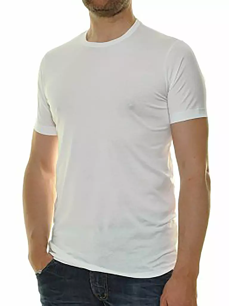 RAGMAN T-Shirt 2er Pkg weiss