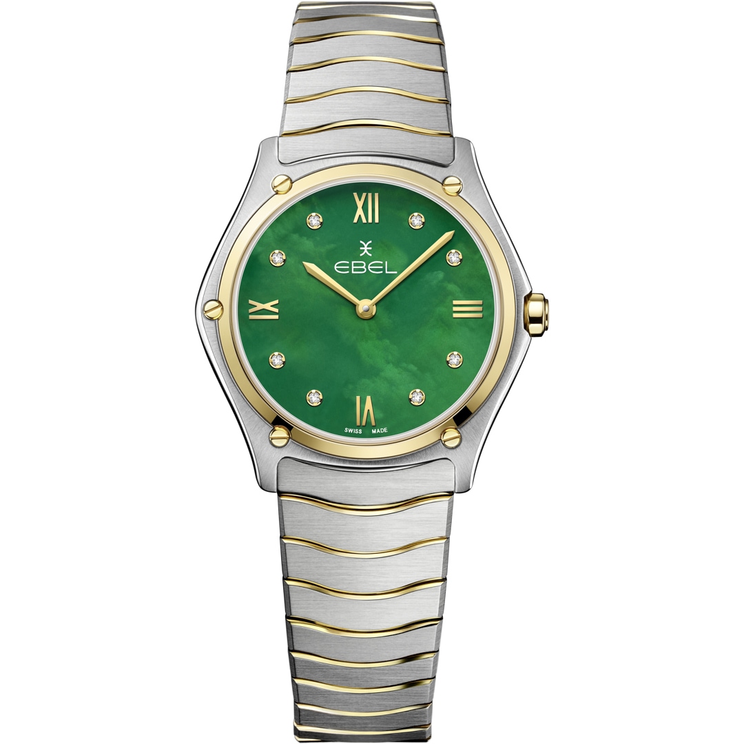 Ebel Sport Classic Lady Bicolor / Grün 33mm