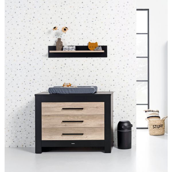 Kidsmill Long Island / Ralph Babykamer | Bed 60 x 120 cm   Commode   Kast 2-Deurs