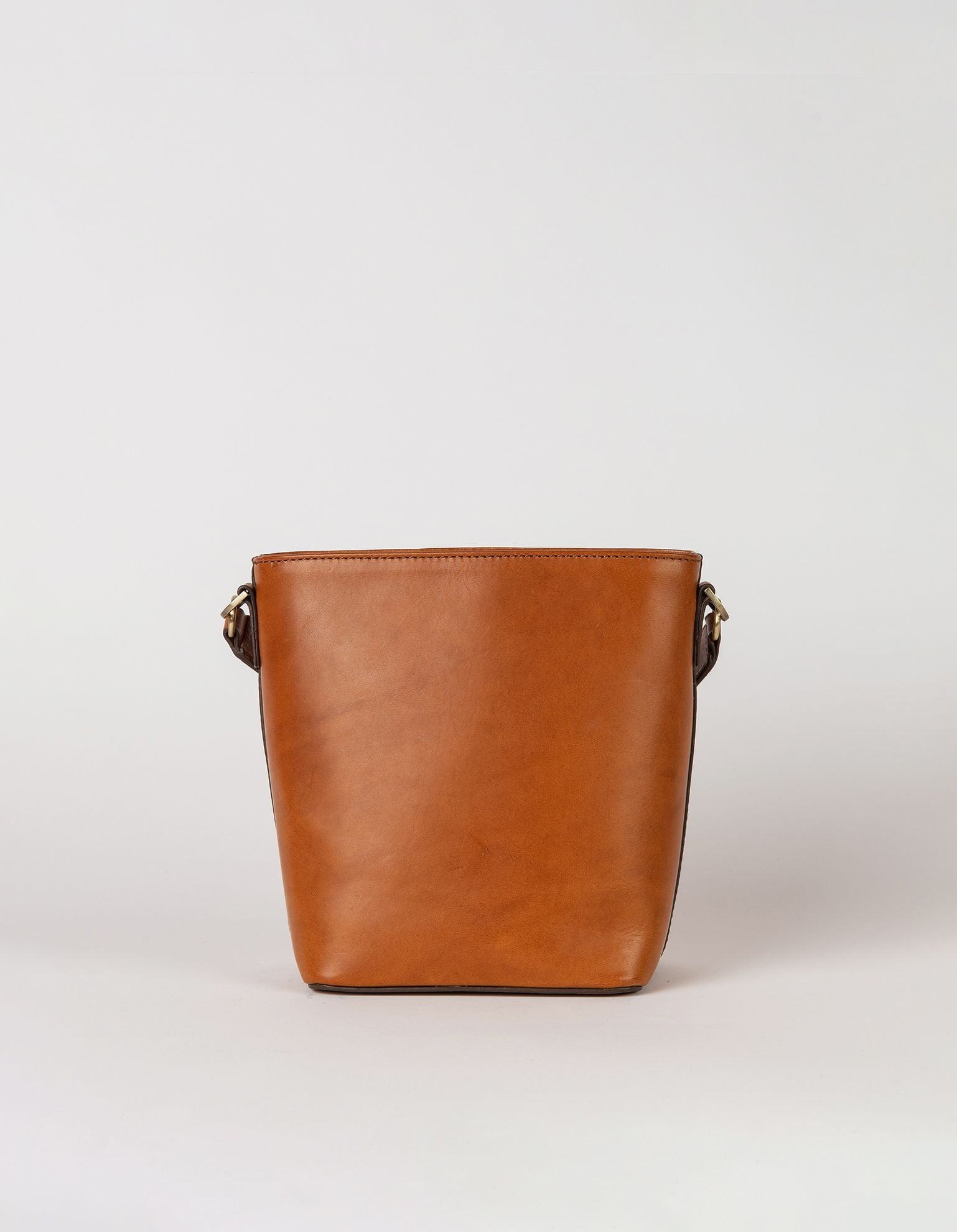Bobbi Bucket Bag Midi - Cognac Classic Leather