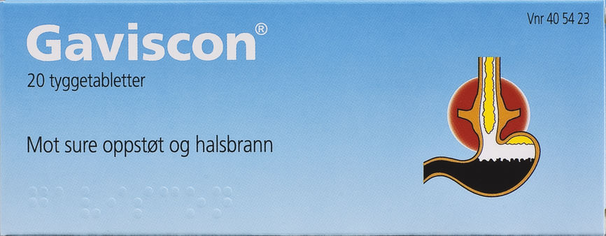 Gaviscon tyggetabletter