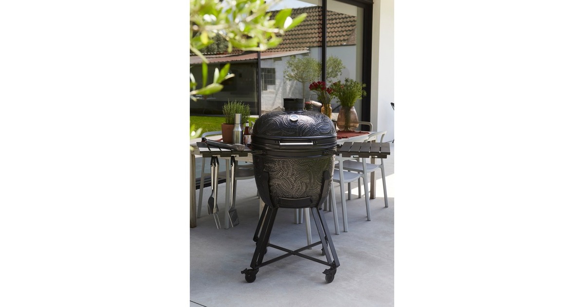 BarbecookKamal 2.0 Extra Large kamado houtskoolbarbecue  (Zwart (mat))