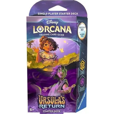 Ravensburger Disney Lorcana: Ursula's Return - Starter Deck Amber and Amethyst (Englisch)