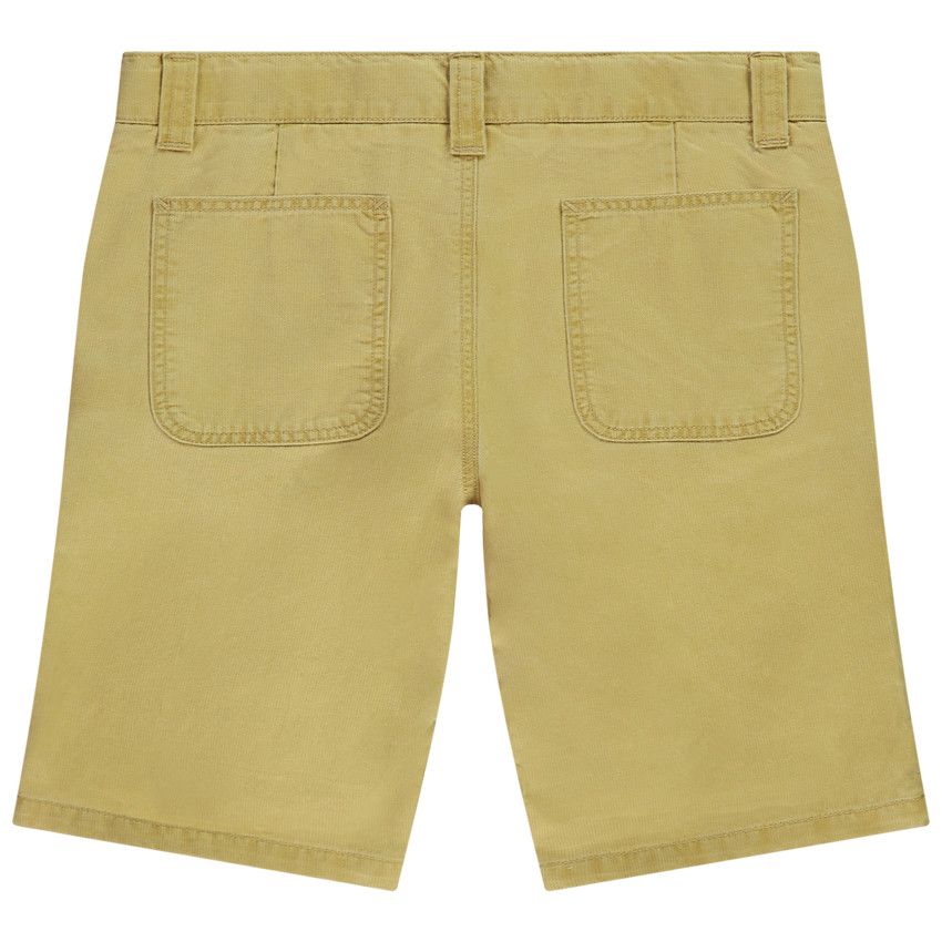 Bermuda uni en toile fantaisie pour garçon - Multicolore