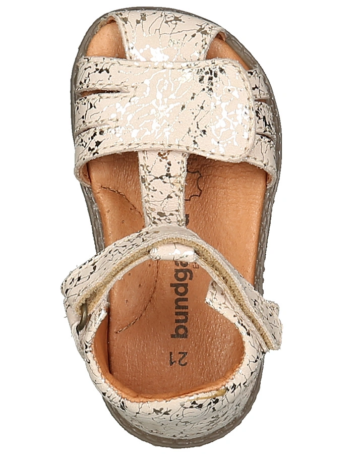 Lauflern-Sandalen ROBERTA in nude/gold