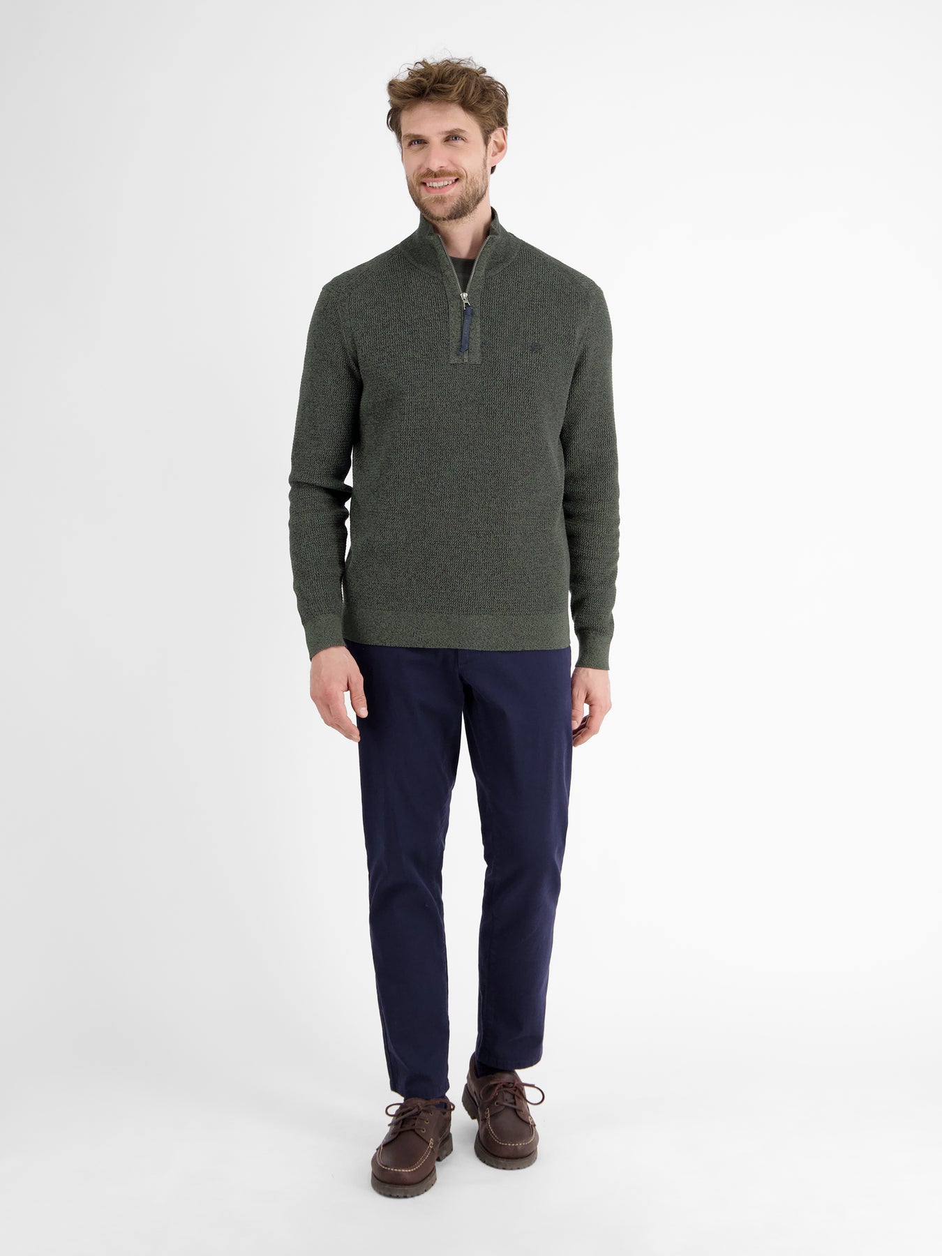 Herren Stricktroyer in Melange-Optik