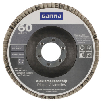 GAMMA lamellenschijf 115mm k60