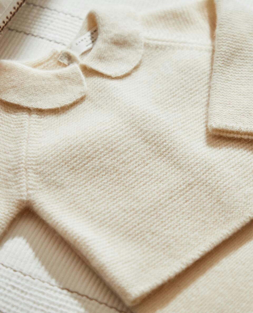 SUÉTER DE CASHMERE PARA BEBÊ