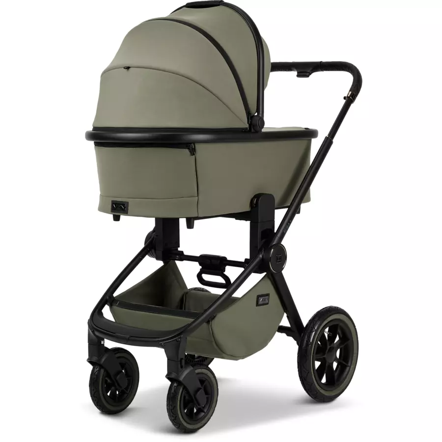 MOON Kombikinderwagen Resea Edition+ moss greenblack matt