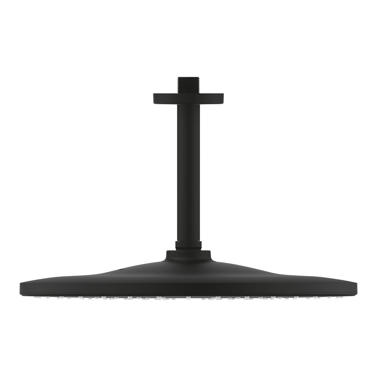 Grohe Rainshower hoofddouche met plafondarm phantom black - zwart mat