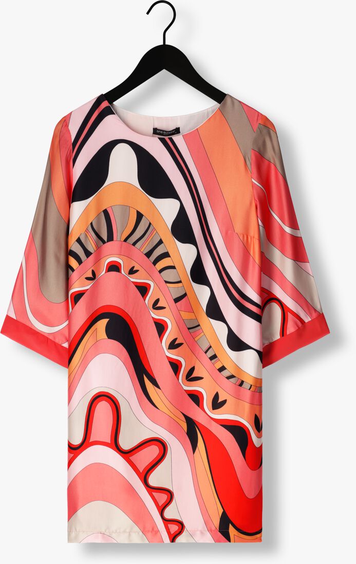 ANA ALCAZAR perzik ana alcazar mini jurk tunic dress