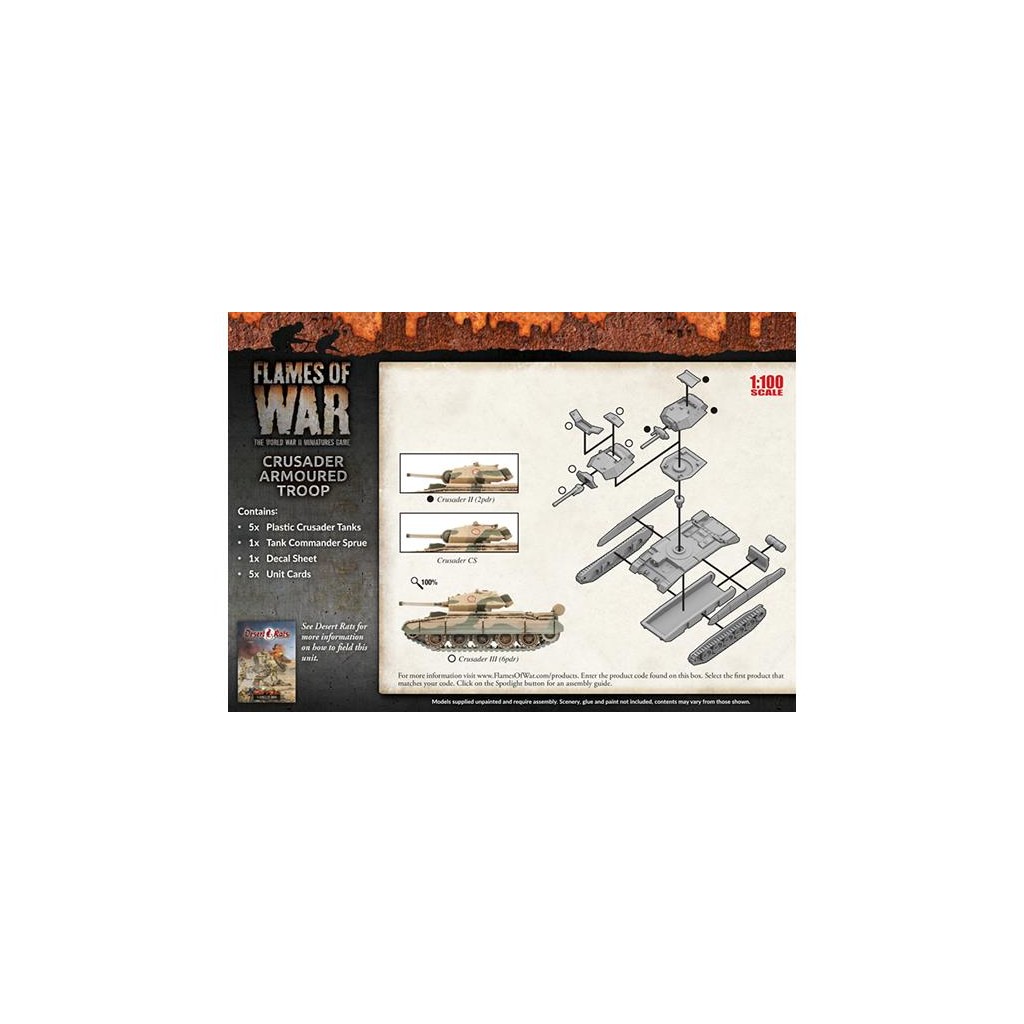 Flames of War - Crusader Armoured Troop