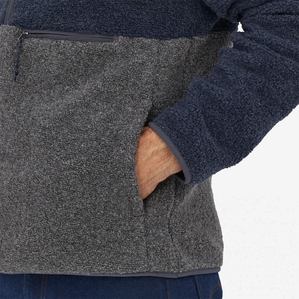 Herren-Pullover aus recyceltem Fleece