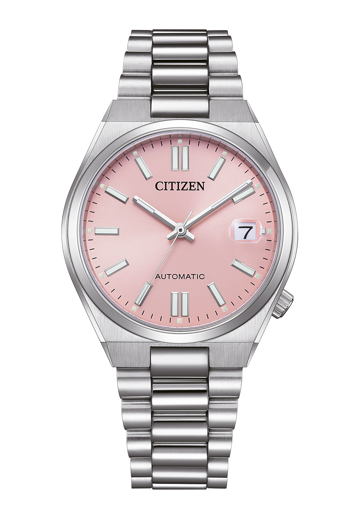Citizen Herrenuhr Automatik 37mm rosa NJ0200-50Z