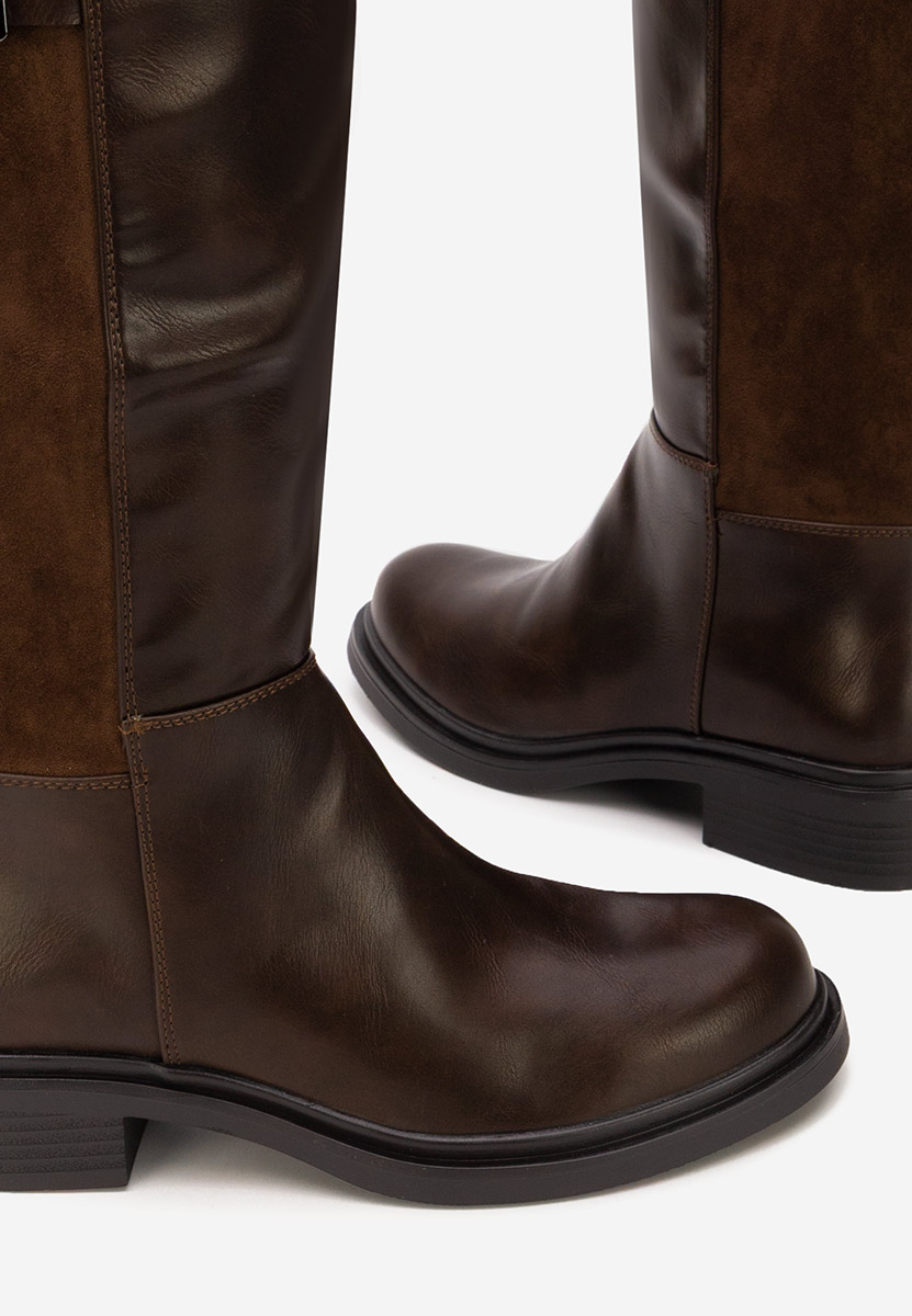 Bottes femme brunes Ludica