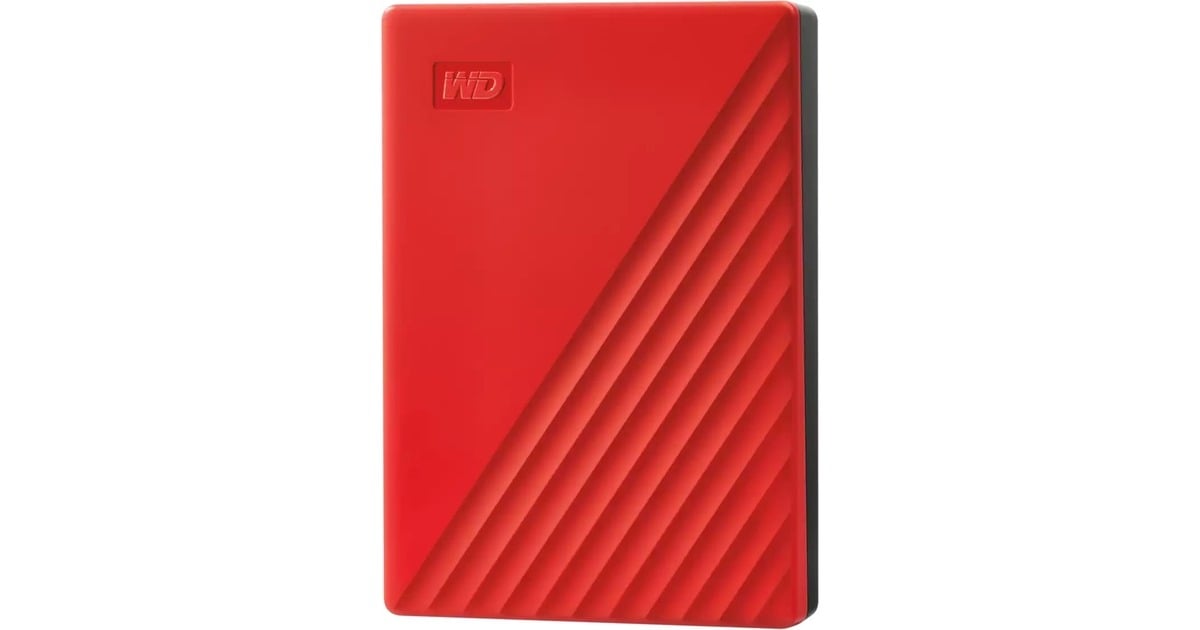 WDMy Passport 6 TB externe harde schijf  (Rood, Micro-USB-B 3.2 Gen 1)