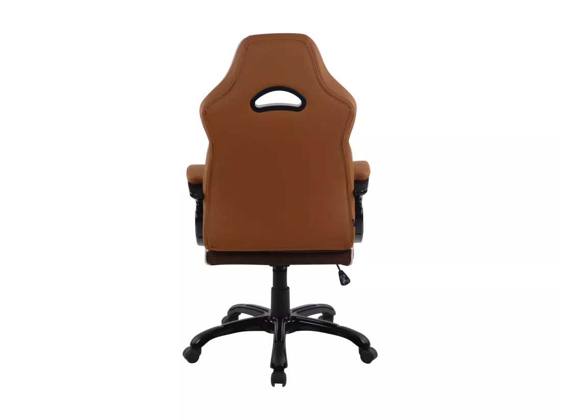 Chaise de bureau - Similicuir & Plastique - Marron clair - BIG XXX