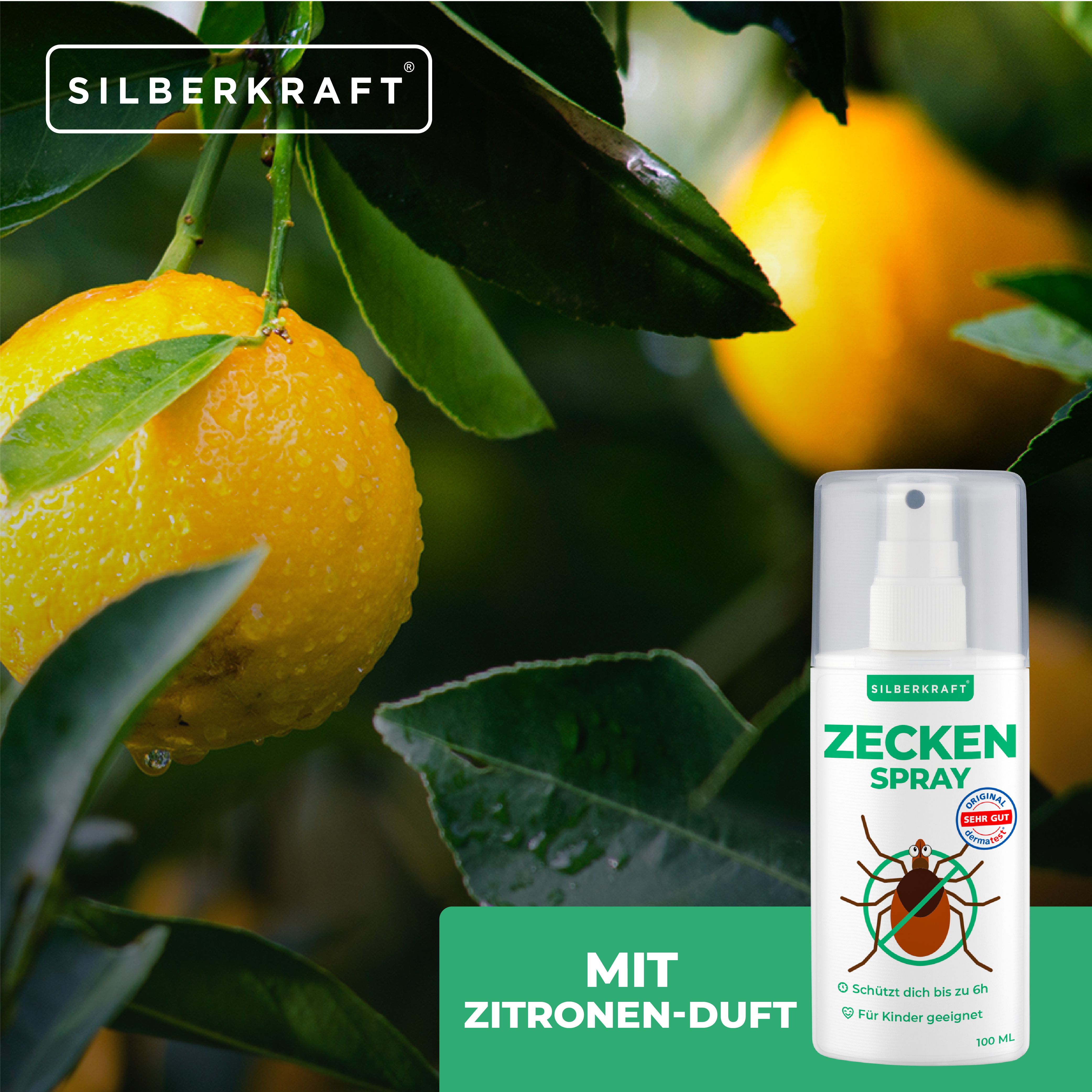 SILBERKRAFT Zeckenspray