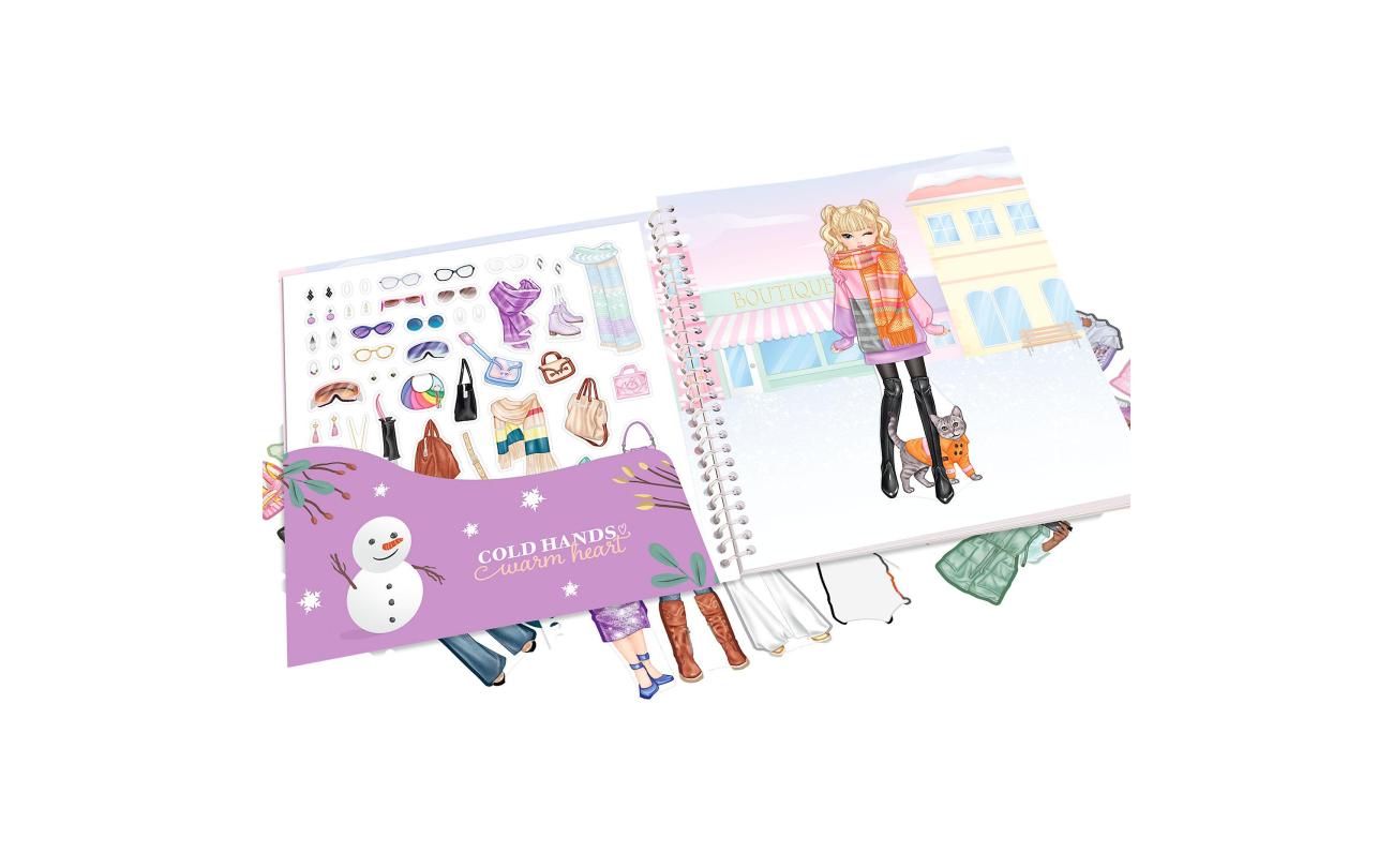 TOPModel Dress Me Up stickerboek WINTER WONDERLAND
