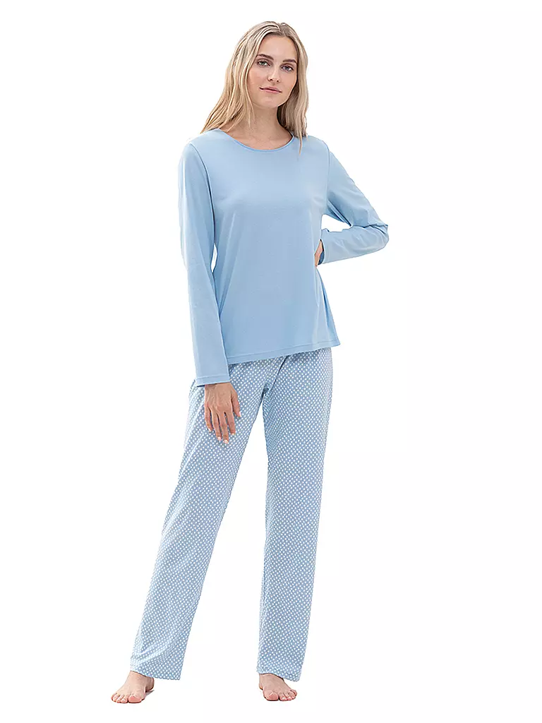 MEY Pyjama hellblau