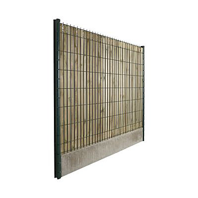 Plaque de soubassement béton Louga 202,5 x 20 cm, ép.35 mm