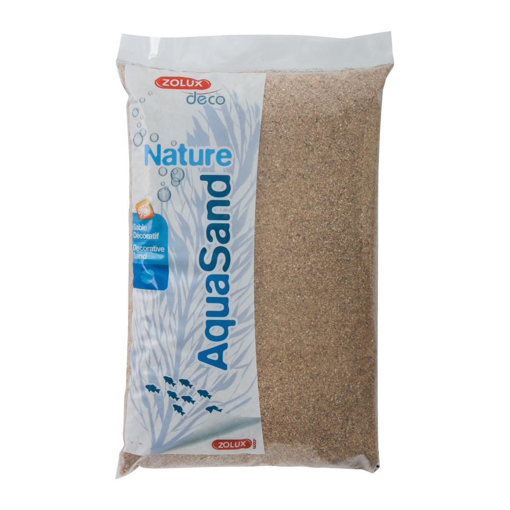 Sol décoratif aquasand naturel rivière 5kg (lot de 3)