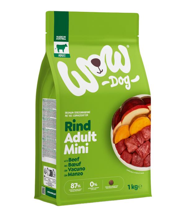 WOW® Trockenfutter für Hunde Mini Adult,
