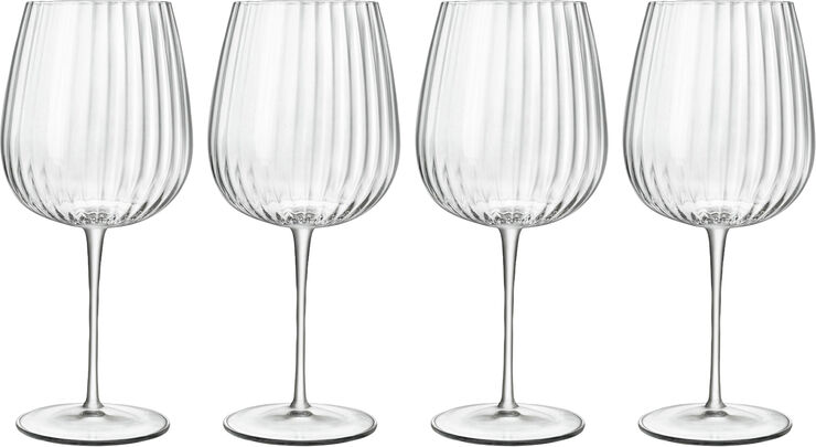 Luigi Bormioli Gin & tonic-glas burgundy Optica 75 cl 4 stk. Klar