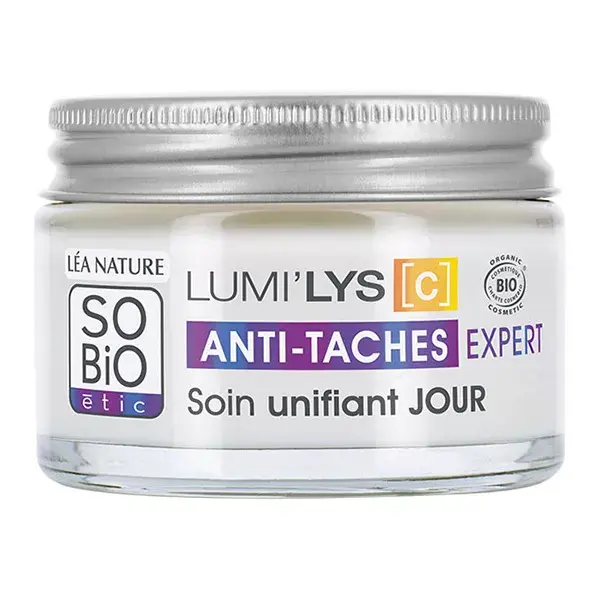 Léa Nature SO BiO étic Lumilys C Creme de Dia Uniformizante Radiância Orgânica Anti-Manchas Escuras 50ml