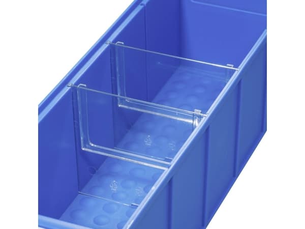 Allit 456590 Mellemvæg til lagerkasse ProfiPlus ShelfBox Divider S Transparent 4 stk