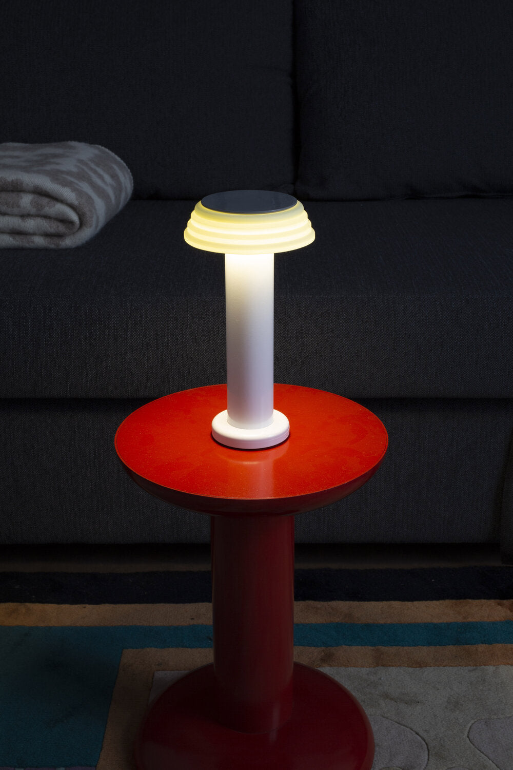 SOWDEN  PL1 Portable bordlampe - hvid/grøn