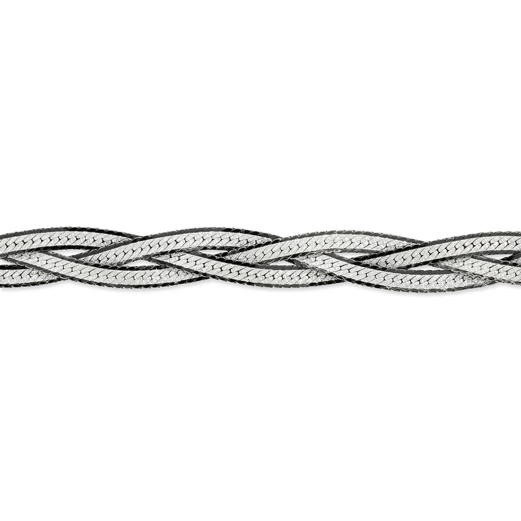 Bracelet Elae Argent Bicolore
