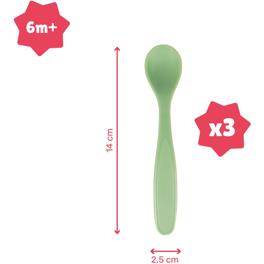 Badabulle Babylöffel flexibel 3er Set