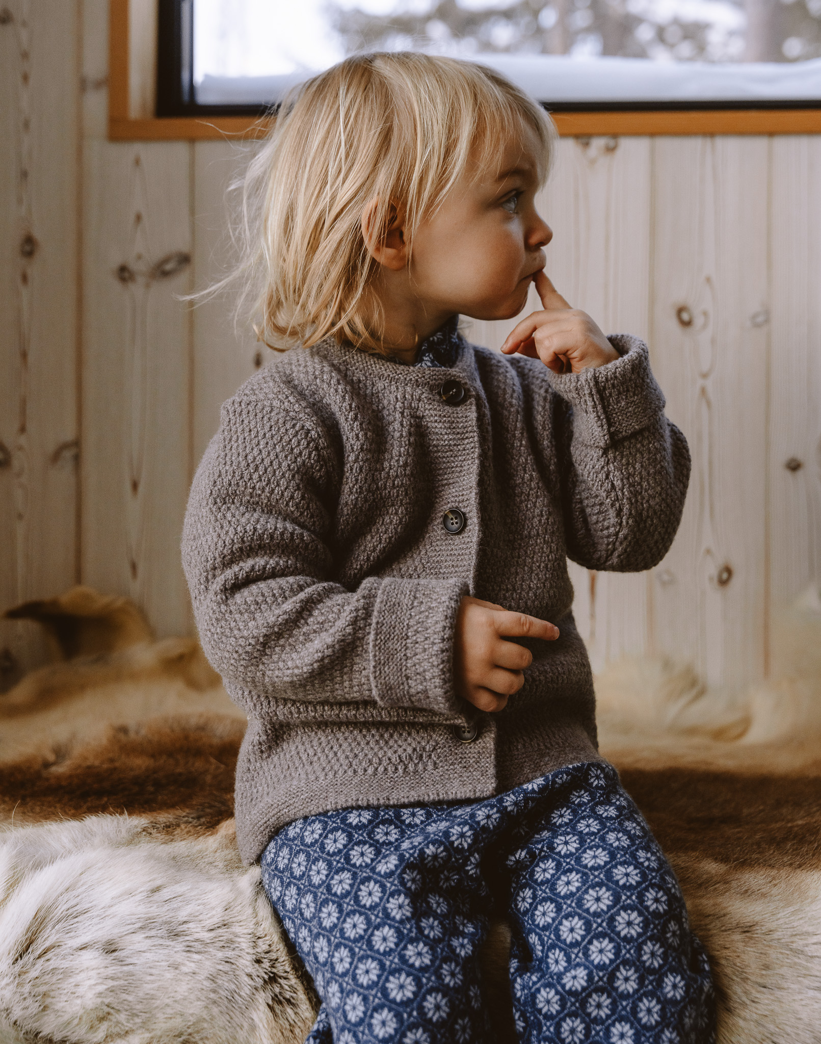 Legging met Scandinavisch patroon voor baby’s