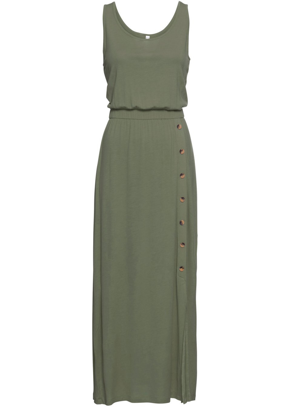 Robe longue à boutons