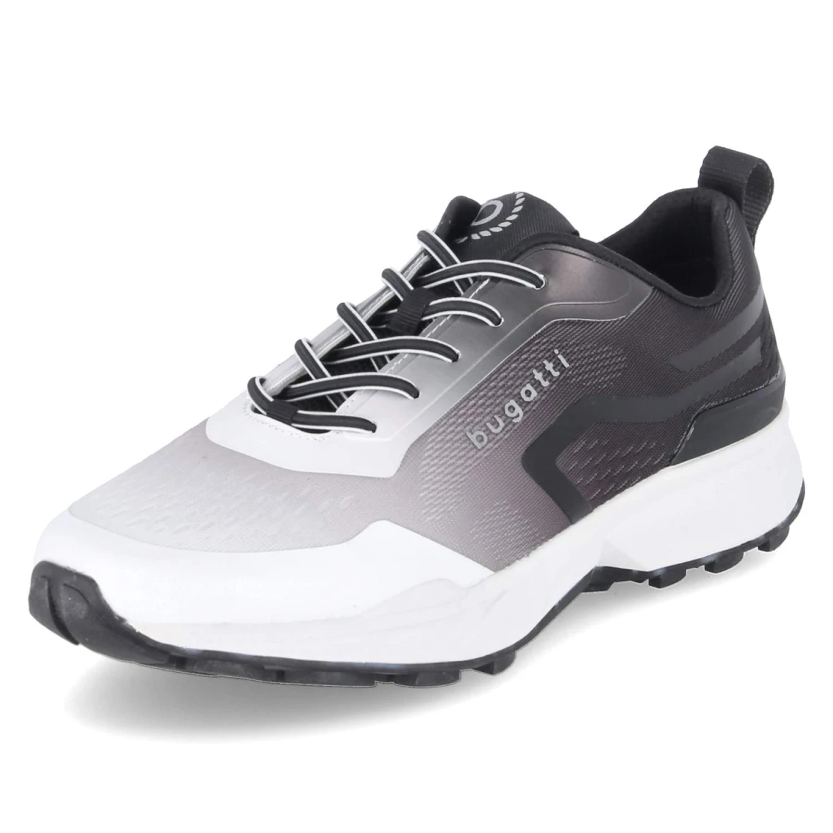 BugattiLow Sneaker - black / white